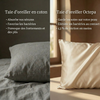 Taie d'oreiller en soie premium